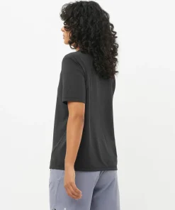 Salomon Women's Shkout Core Short Sleeve Tee Deep Black