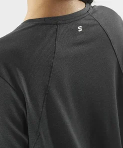 Salomon Women's Shkout Core Short Sleeve Tee Deep Black