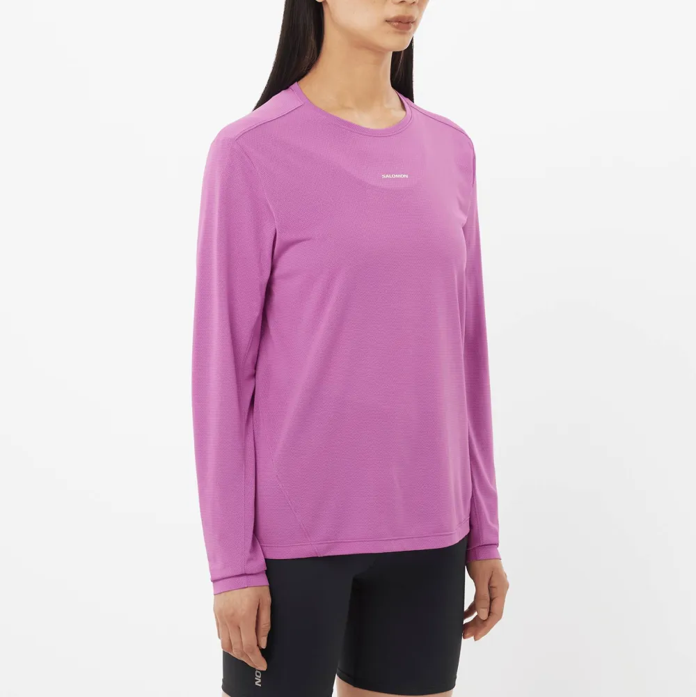Best Women's Shkout Core Long Sleeve Tee Iris Orchid Damtröjor & Skjortor|Träningskläder Dam