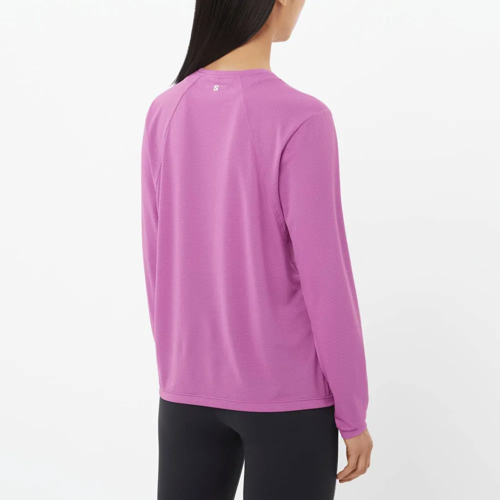 Best Women's Shkout Core Long Sleeve Tee Iris Orchid Damtröjor & Skjortor|Träningskläder Dam