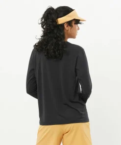 Online Women's Shkout Core Long Sleeve Tee Deep Black Träningskläder Dam