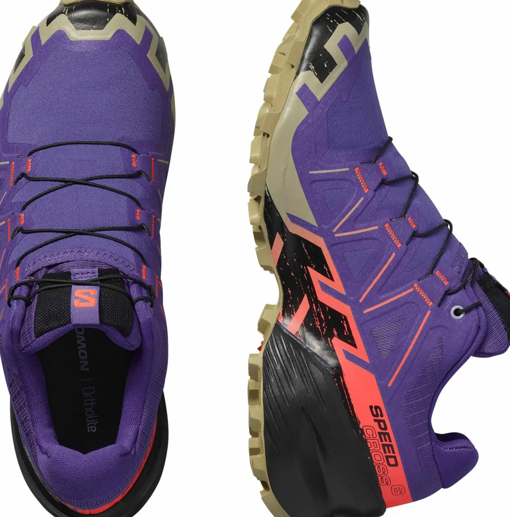 Sale Women's Speedcross 6 Liberty/Black/Neon Flame Löparskor Dam