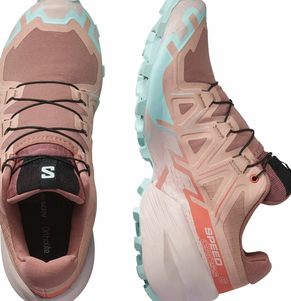 Salomon Women's Speedcross 6 Mahogany Rose/Hushed Violet/Iced Aq Outlet