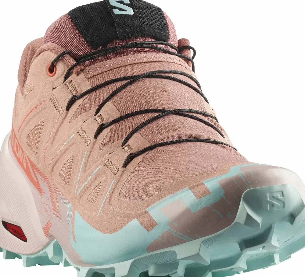 Salomon Women's Speedcross 6 Mahogany Rose/Hushed Violet/Iced Aq Outlet