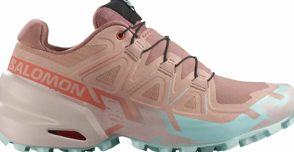 Salomon Women's Speedcross 6 Mahogany Rose/Hushed Violet/Iced Aq Outlet