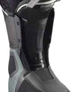 Women's S/Pro Supra Boa 95 Black/Silver Met./Silver Met. Skidor