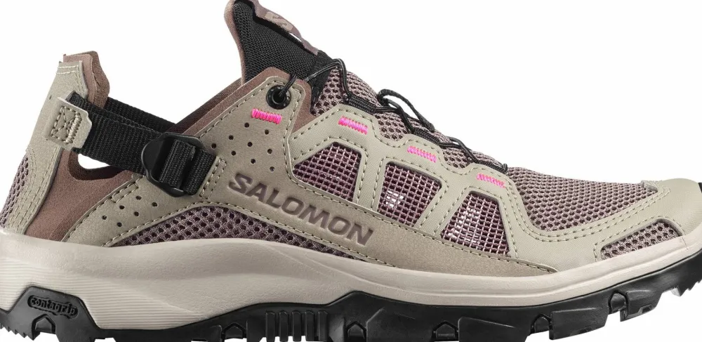 Salomon Women's Techamphibian 5 Silver Sage/Iron/Knockout Pink Online