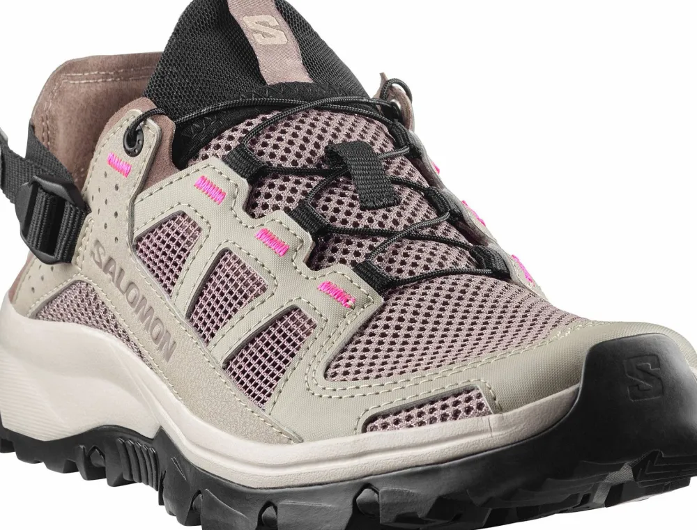 Salomon Women's Techamphibian 5 Silver Sage/Iron/Knockout Pink Online