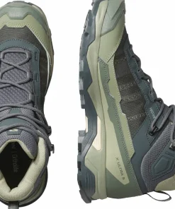 Salomon Women's X Ultra 5 Mid GORE-TEX Turbulence/sedona Sage/tender Peach