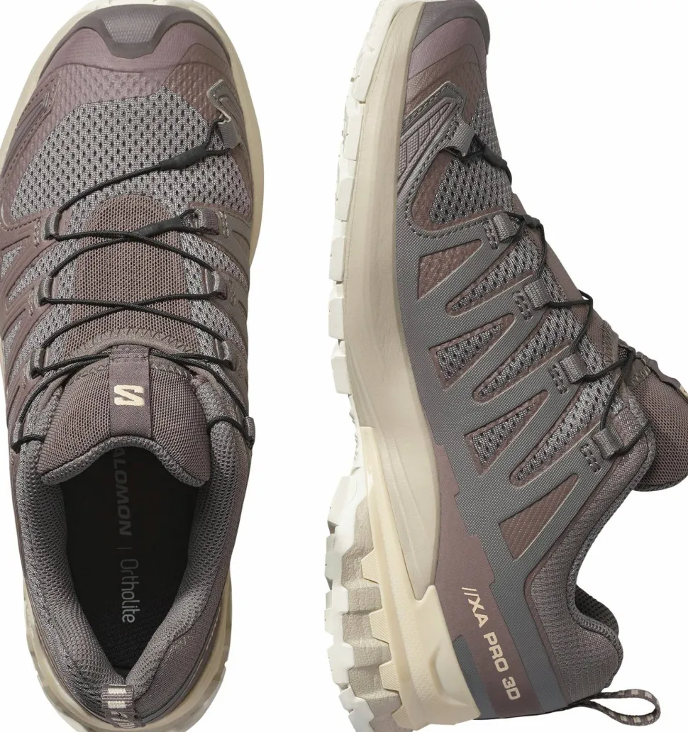 Salomon Women's XA Pro 3D V9 Plum Kitten/oxford Tan/tender Peach