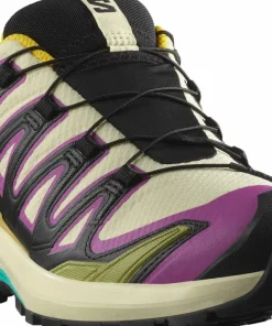 Hot Women's XA Pro 3d V9 GORE-TEX Transparent Yellow/Black / Waterfall Löparskor Dam|Gore-Tex Damskor