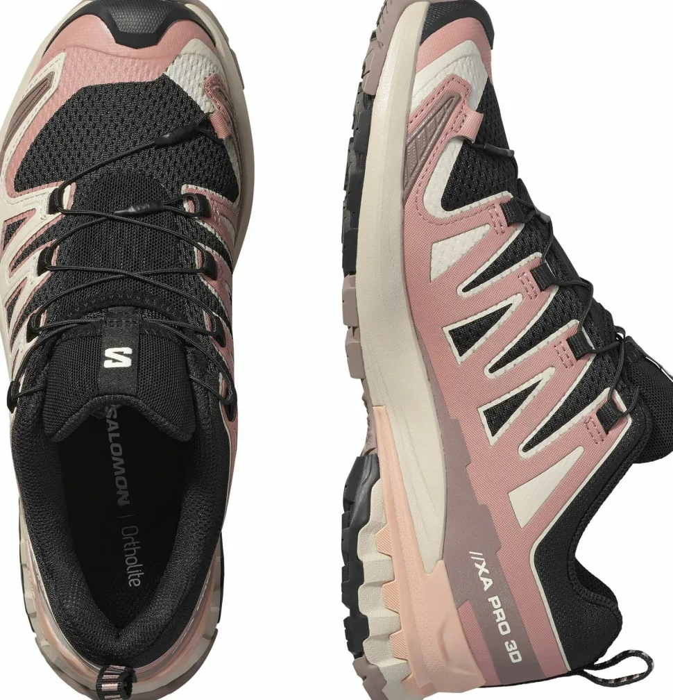 Salomon Women's XA Pro 3D V9 Black/Burlwood/Mahogany Rose
