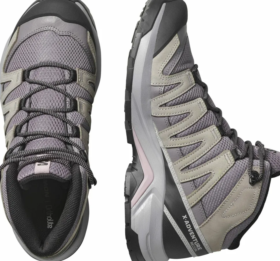 Salomon Women's X-Adventure Recon Mid GORE-TEX Excalibur/gull/nirvana