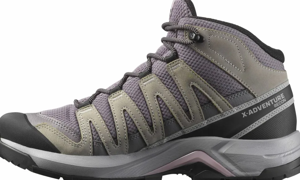 Salomon Women's X-Adventure Recon Mid GORE-TEX Excalibur/gull/nirvana