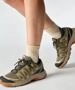 Salomon Women's X-Adventure Recon GORE-TEX Falcon/Desert Tan/Hyma Pink Hot