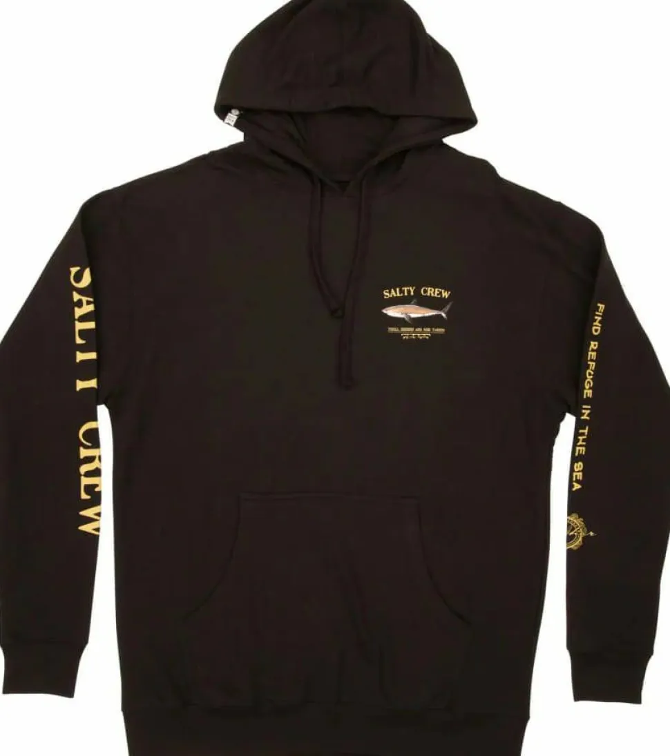 Salty Crew Men's Bruce Hood Fleece Black