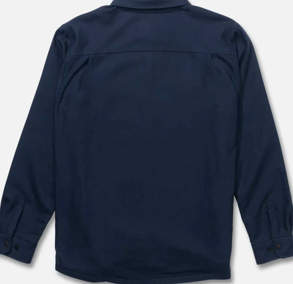 Salty Crew Men's Fathom Ls Tech Shacket Midnight Navy