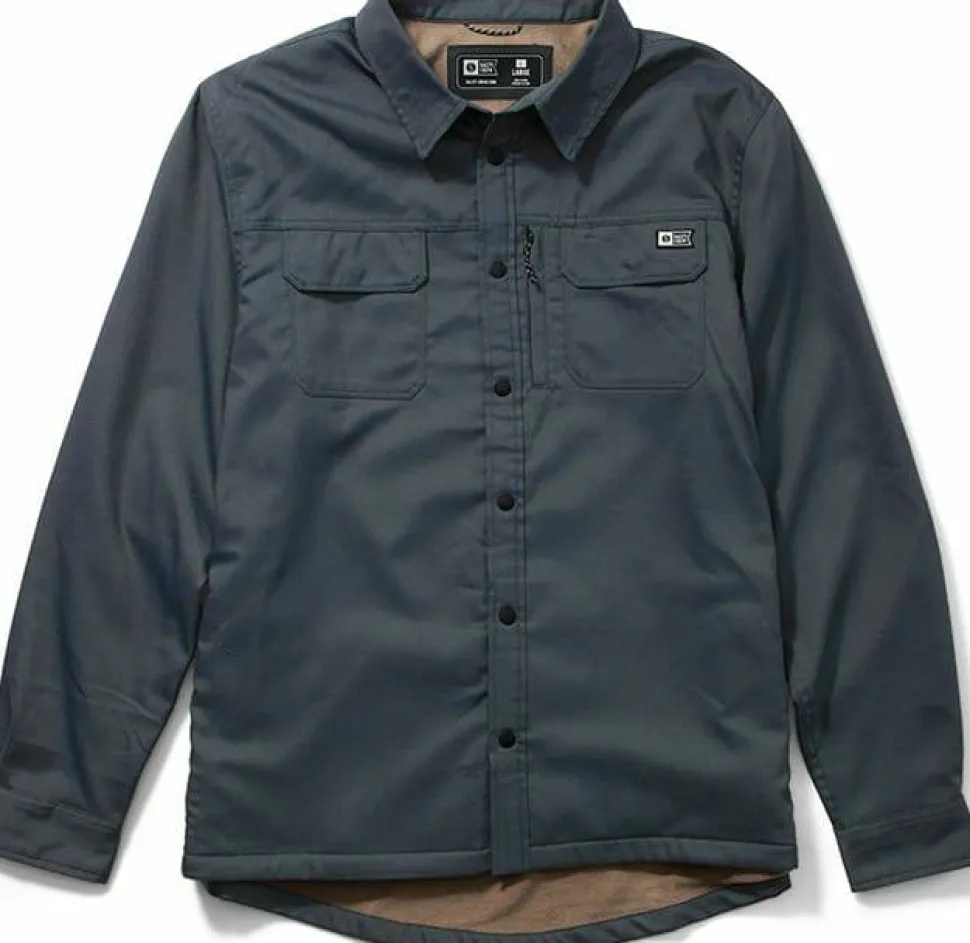 Salty Crew Men's Fathom Ls Tech Shacket Midnight Navy