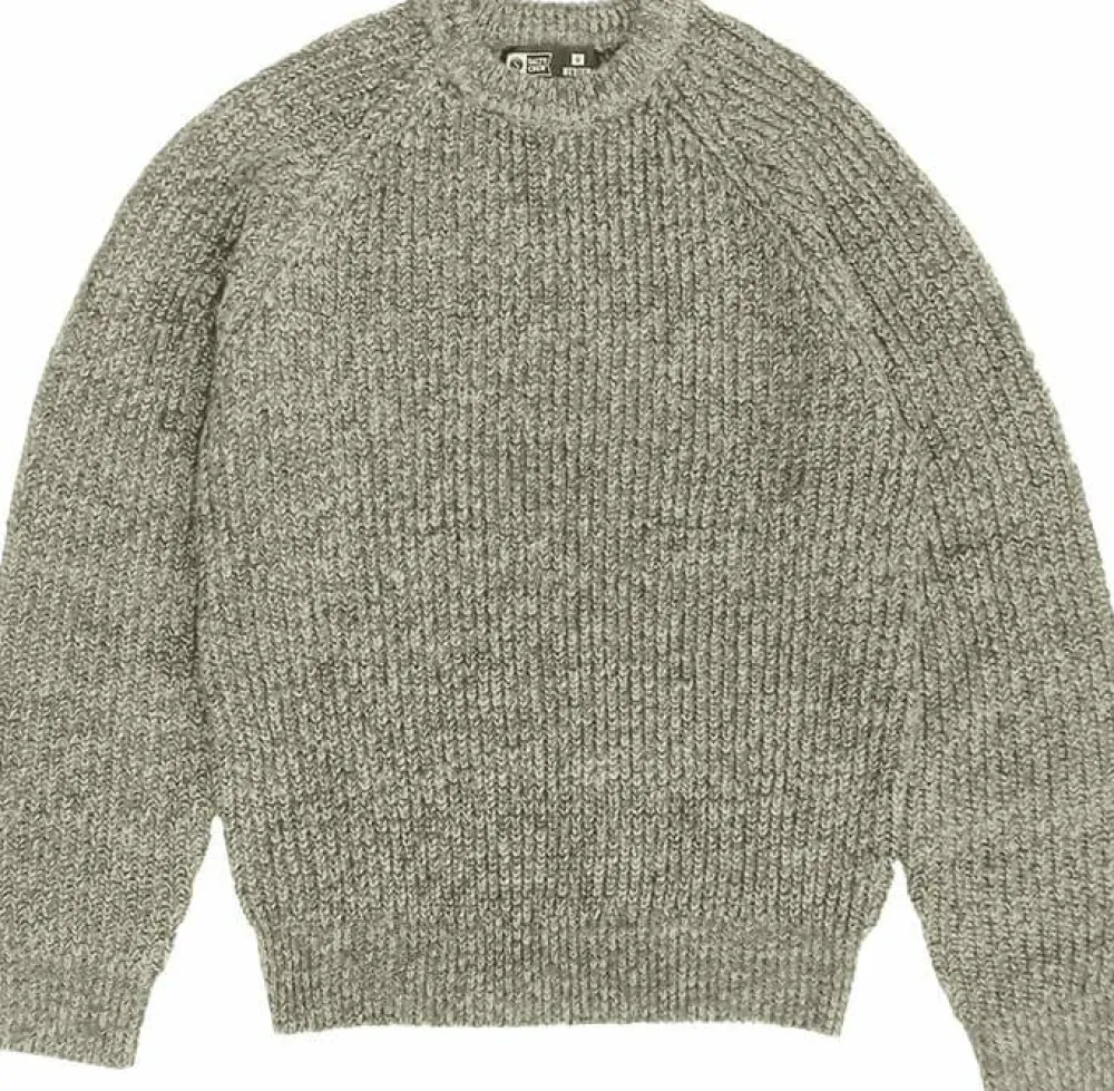 Salty Crew Men's Harbor Fishermans Knit Natural Heather Discount