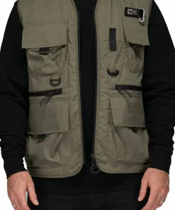 Salty Crew Men's Stream Tech Vest Olive