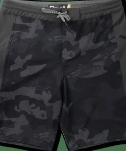 Salty Crew Men's Transom Utility Boardshort Black Camo