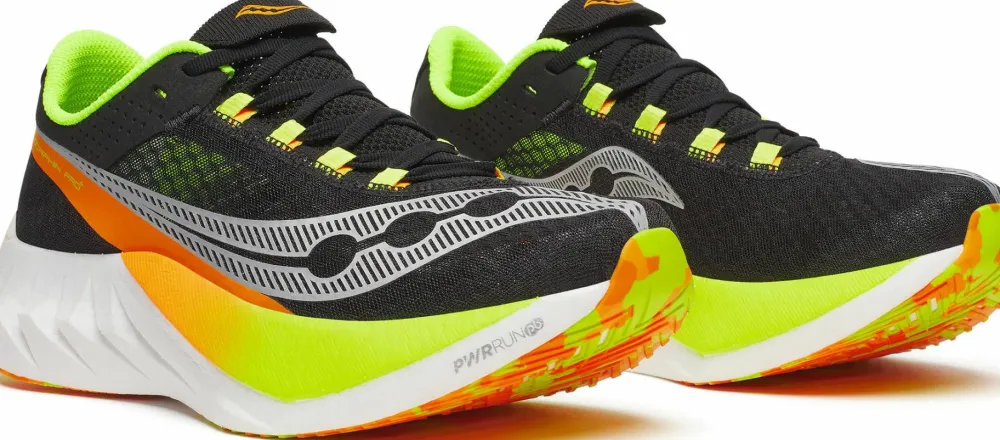 Saucony Men's Endorphin Pro 4 Black/Vo2 Hot