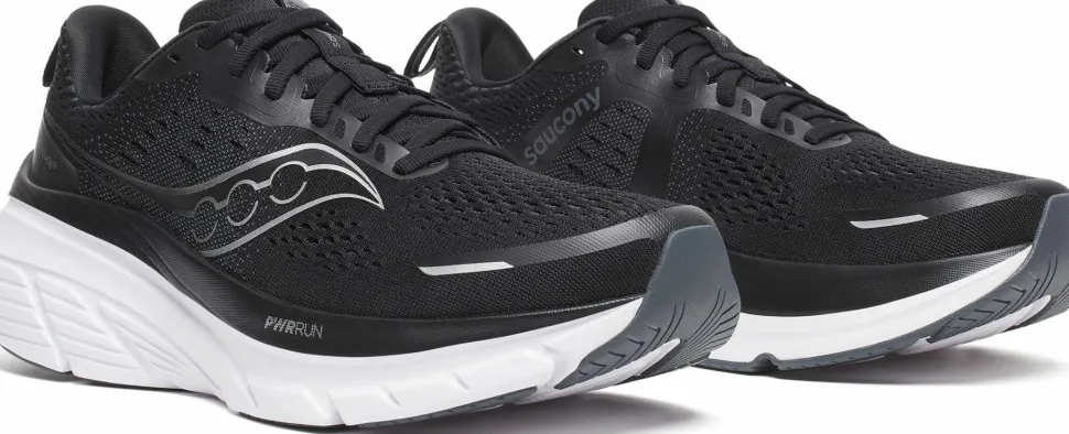Saucony Men's Guide 18 Wide Black/white