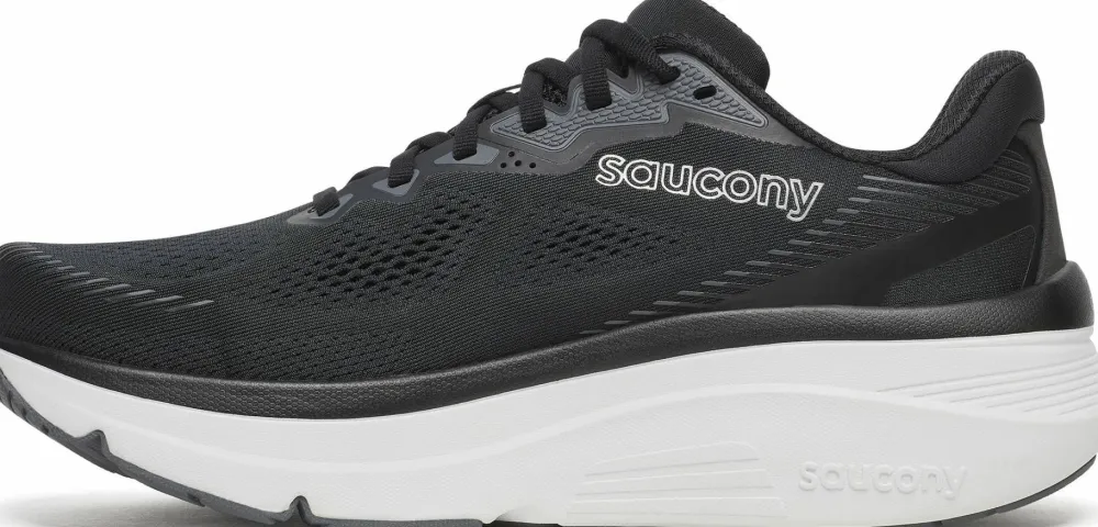 Saucony Men's Guide 19 Wide Black/Silver Discount