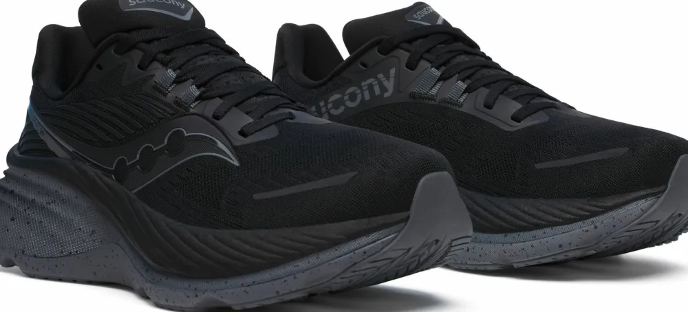 Saucony Men's Hurricane 24 Black/Shadow Clearance