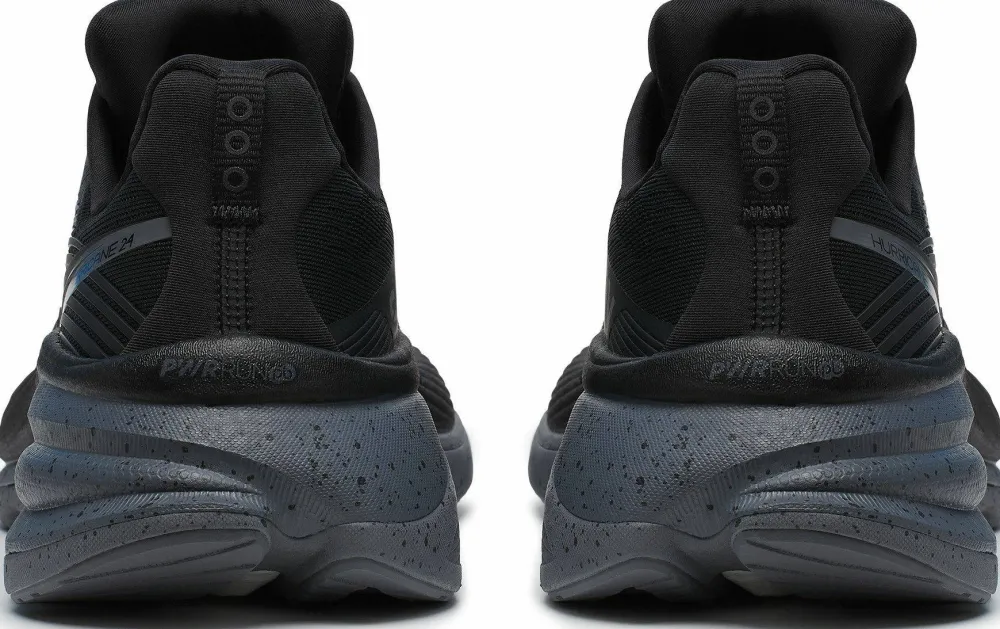 Saucony Men's Hurricane 24 Black/Shadow Clearance