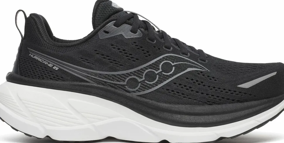 Saucony Men's Hurricane 25 Black/white