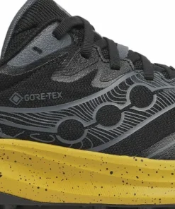 Saucony Men's Peregrine 16 GORE-TEX Black/Oil Clearance