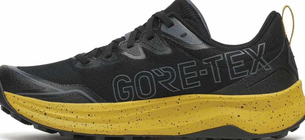 Saucony Men's Peregrine 16 GORE-TEX Black/Oil Clearance