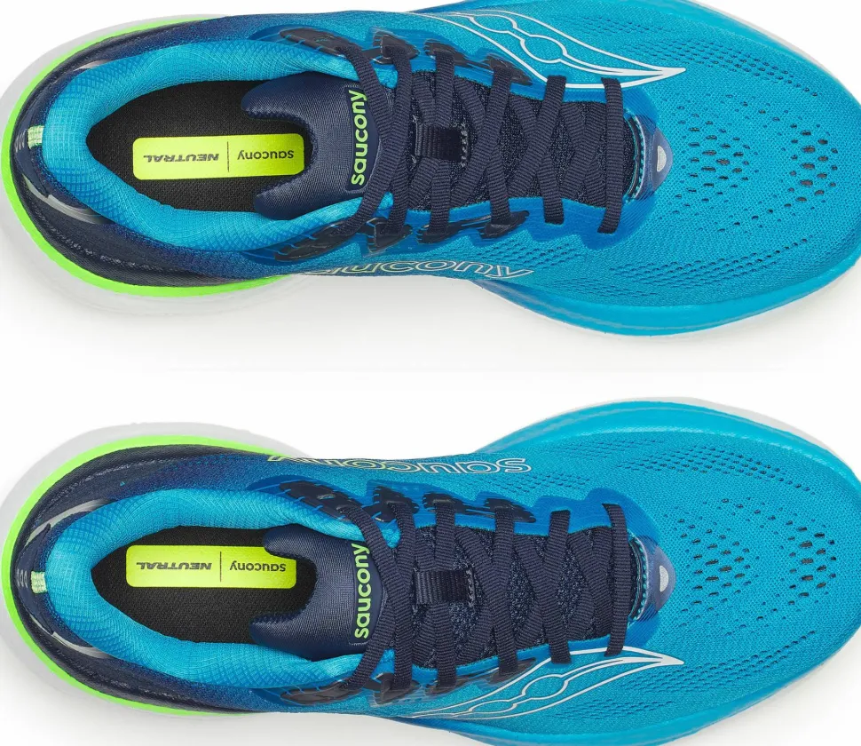 Saucony Men's Ride 19 Cobalt/Slime
