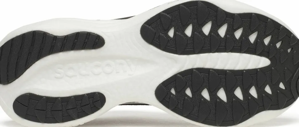 Saucony Men's Ride 19 Wide Black/silver