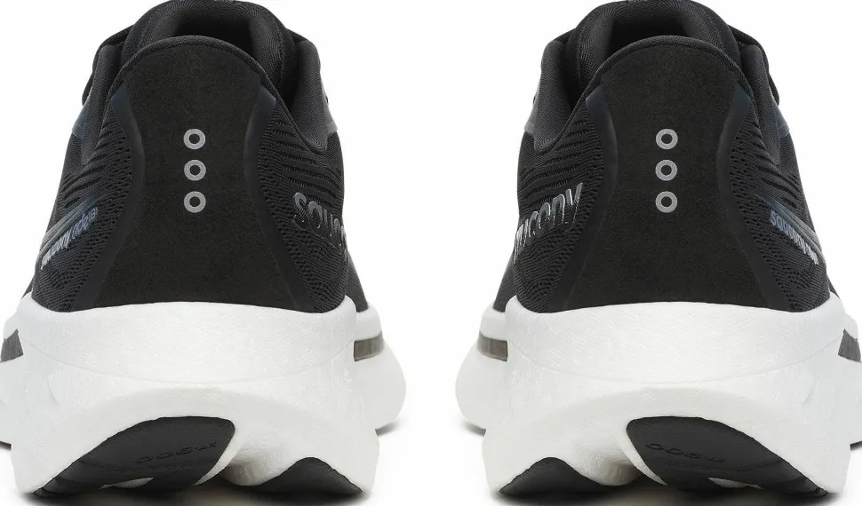 Saucony Men's Ride 18 Wide Black/white