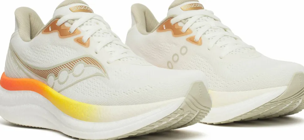 Saucony Men's Triumph 23 Ivory/fire