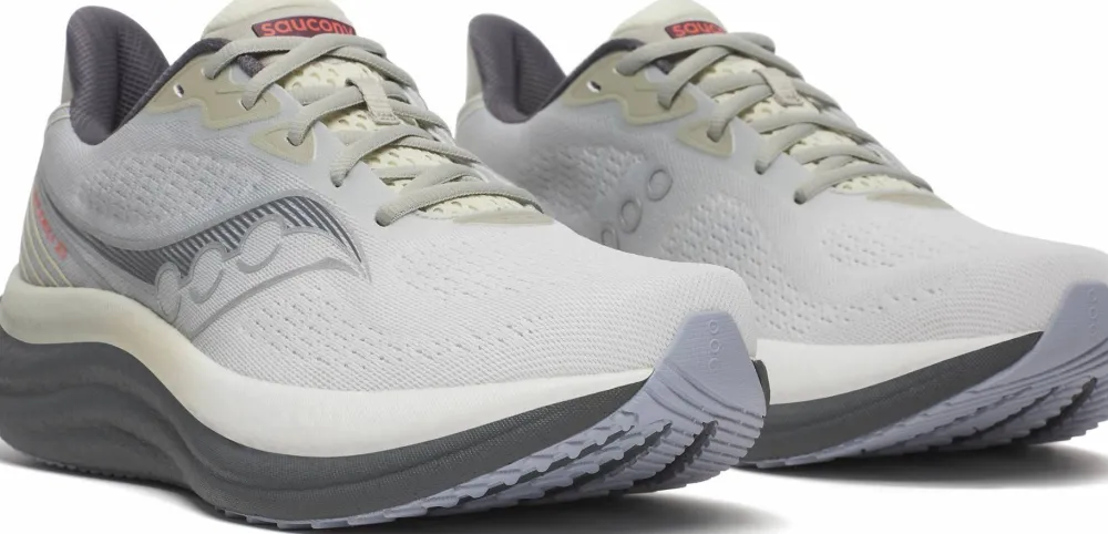 Saucony Men's Triumph 23 Wide Grey/Shadow Hot