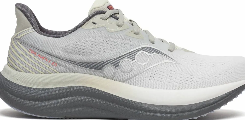 Saucony Men's Triumph 23 Wide Grey/Shadow Hot