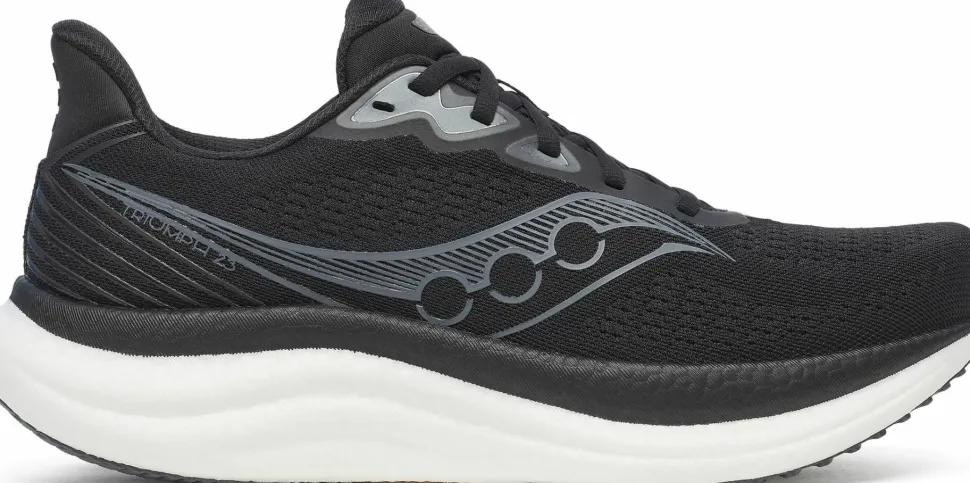 Saucony Men's Triumph 23 Wide Black/white