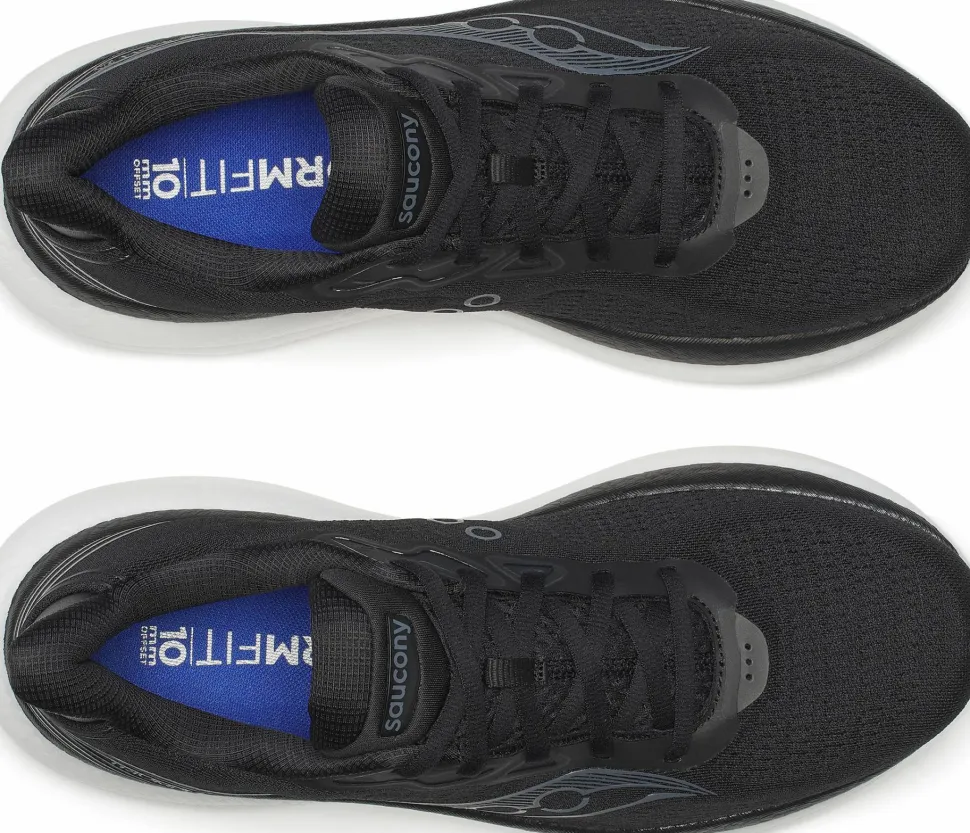 Saucony Men's Triumph 23 Wide Black/white