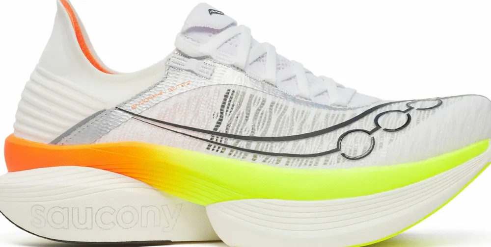 Saucony Unisex Endorphin Elite 2 White/Vo2 Clearance
