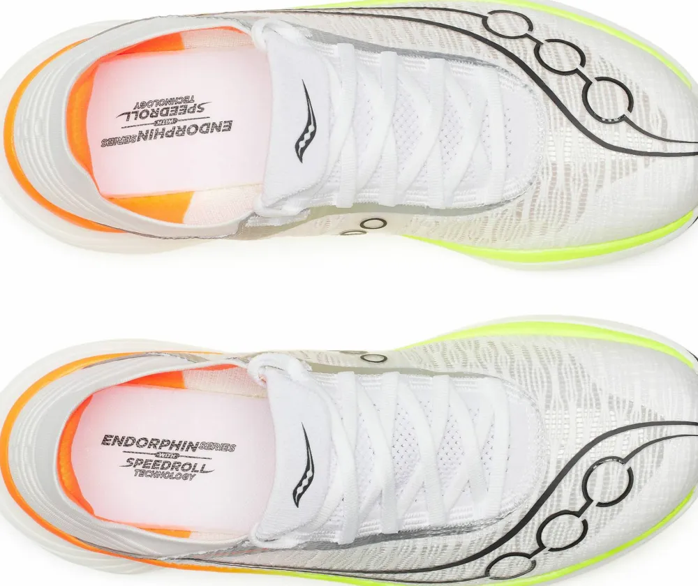 Saucony Unisex Endorphin Elite 2 White/Vo2 Clearance