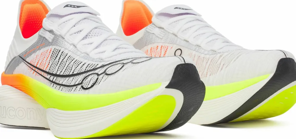 Saucony Unisex Endorphin Elite 2 White/Vo2 Clearance