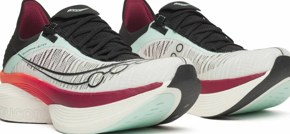 Saucony Unisex Endorphin Elite 2 White/crimson