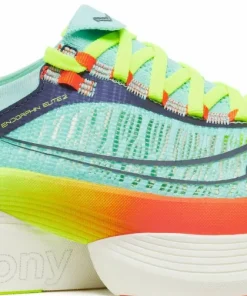 Saucony Unisex Endorphin Elite 2 Splash/Fire Clearance