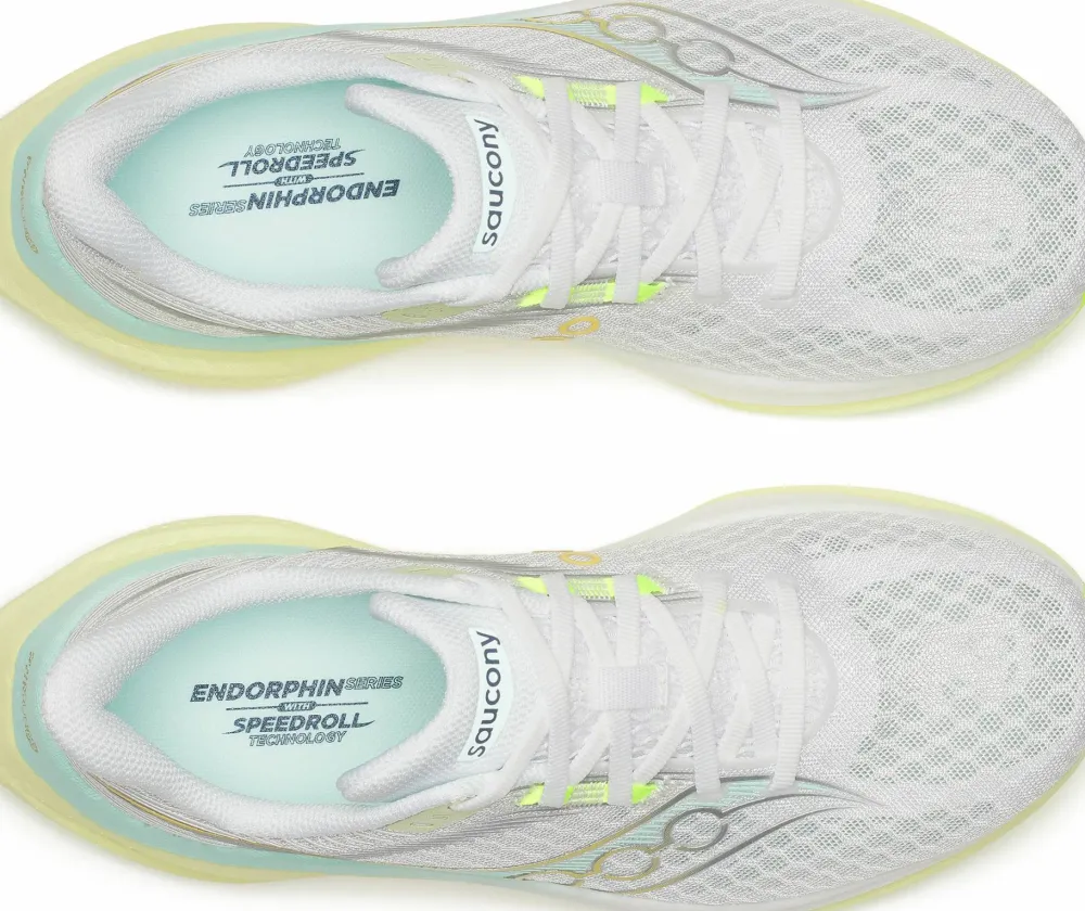 Saucony Women's Endorphin Speed 5 White/Tender Best