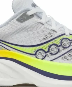 Saucony Women's Endorphin Speed 5 White/Citron Clearance