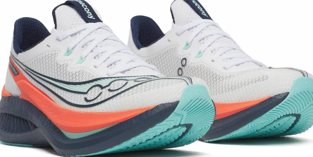 Saucony Women's Endorphin Pro 5 White/Navy Sale
