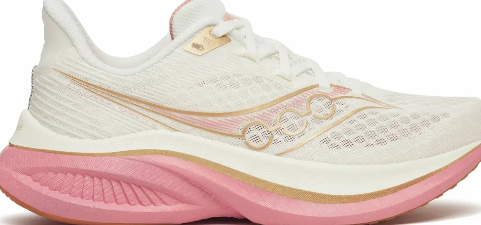 Saucony Women's Endorphin Speed 5 Ivory/Mauve